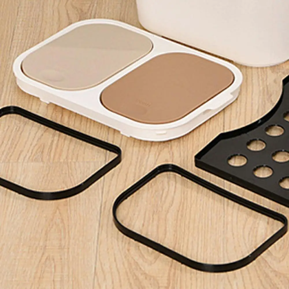 Контейнеры для влажной и сухой сортировки прямоугольные пластиковые