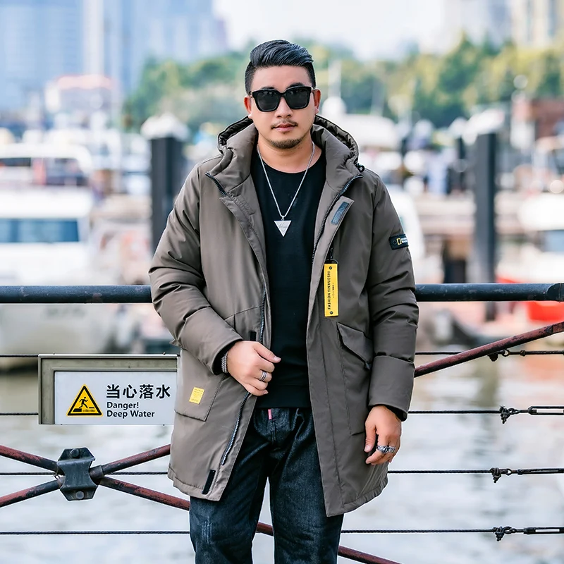 new plus size 10XL 9XL 8XL Casual Men Winter Coat Warm Jacket Medium Long Thickening Windproof For Male Parkers coat | Мужская одежда