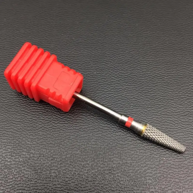 4 размера цилиндрические карбидные сверла для ногтей электрической маникюрной