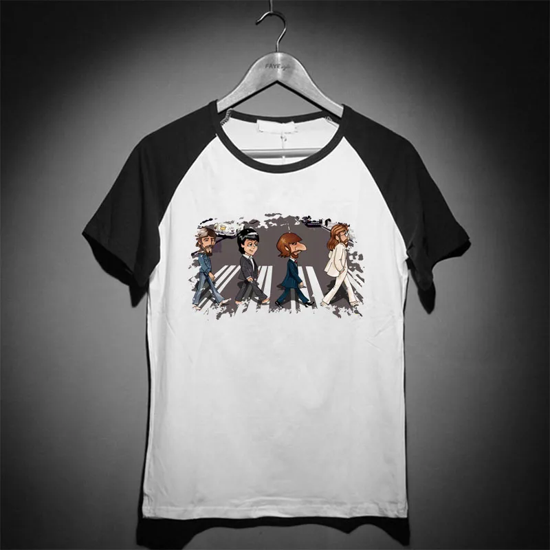 Простые линии дизайн рок группа крест дороги Винтаж Панк Стиль Мужчины Женщины