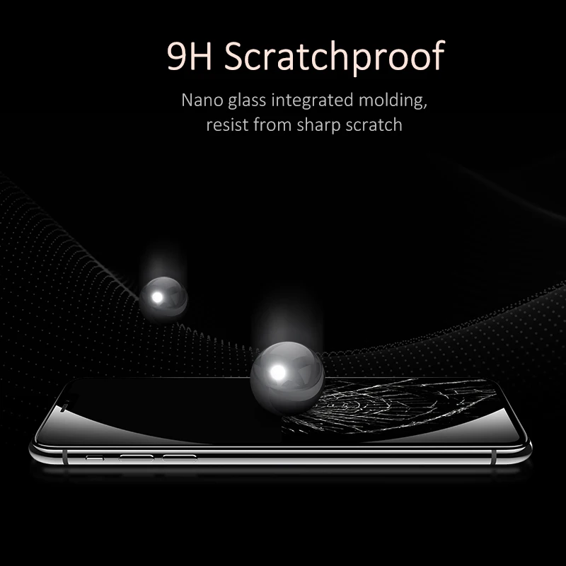 USAMS полное покрытие закаленное стекло для iPhone 11 pro 6 6s 7 8 X XS Max XR защита экрана