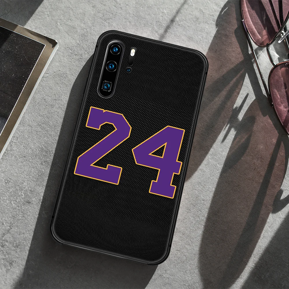 

Kobe basketball 24 Phone Case For Huawei P Mate 10 20 30 40 Lite Pro smart Z 2019 nova 5t black Etui Tpu Cover 3D Cell Fashion