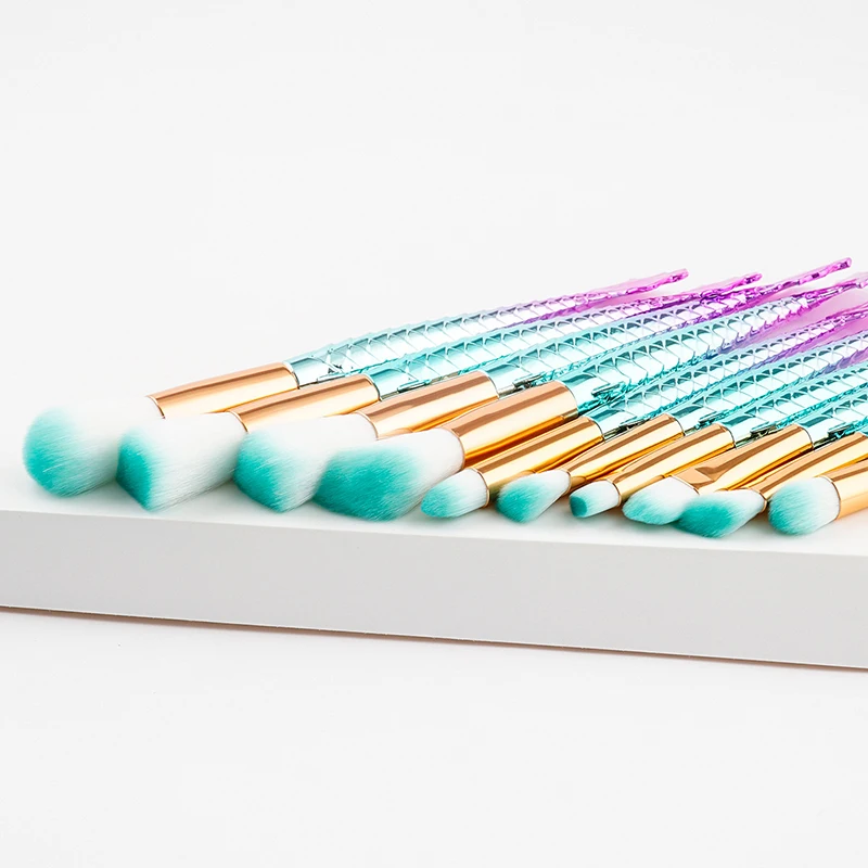 Хит 10 шт. набор профессиональных кистей для макияжа наборы пудра основа