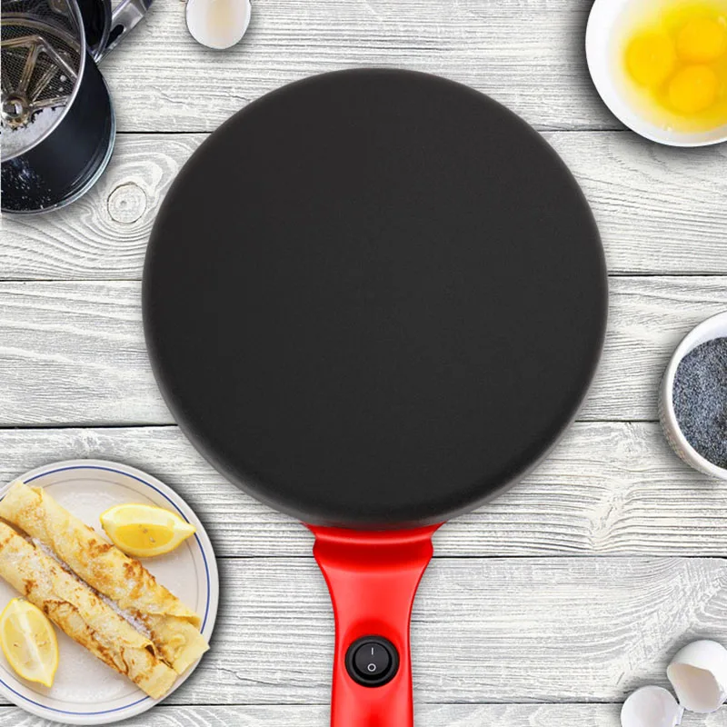 Фрикционная круглая антипригарная блинница сковорода для приготовления пиццы