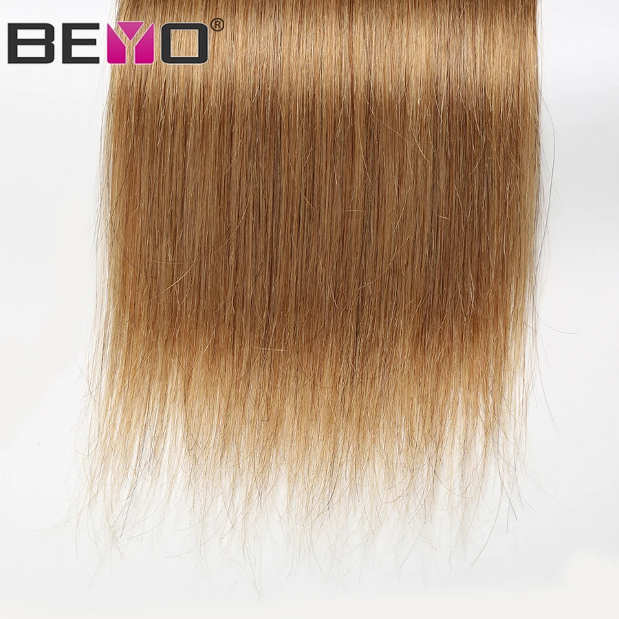 Медовые светлые пучки #27 бразильские пупряди волос для плетения 1B/4/27 с эффектом