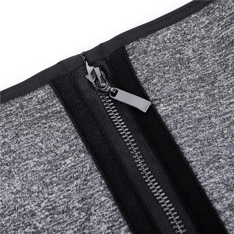 

Double Belt Corset Waist Trainer Neoprene Strong Bustier Zip Up Women Korset Sports Waist Slimming Cincher Korse Plus Size Femme