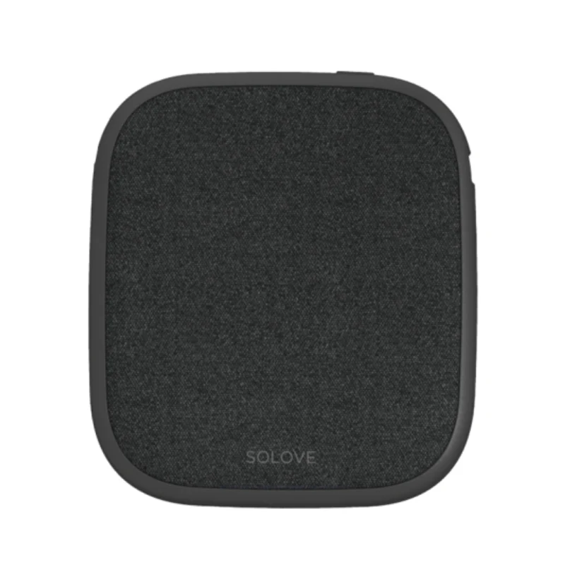 Black Xiaomi SOLOVE 10000 мАч QI беспроводной внешний аккумулятор 10000 мАч Внешний аккумулятор быстрая зарядка для huawei samsung iPhone X XR XS MAX 8 Plus - Цвет: Black