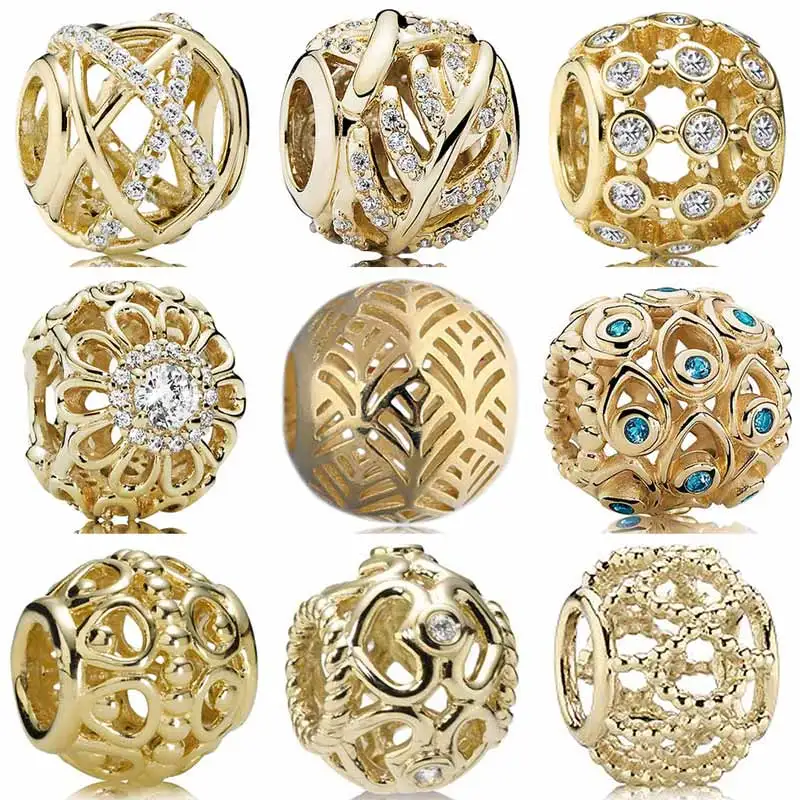 

Браслет Pandora из серебра 925 пробы, с подвеской-перьем