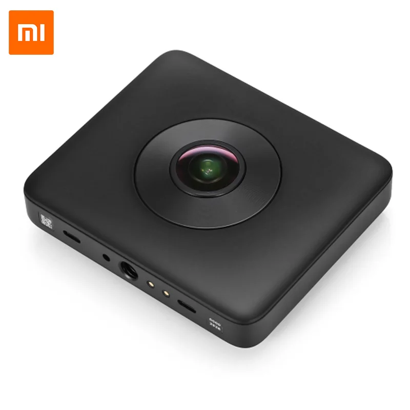 

Глобальная версия Xiaomi Mijia сферическая 360 панорамная камера Ambarella 3,5 K видеозапись 1600 мАч Вид спортивная экшн-камера комплект