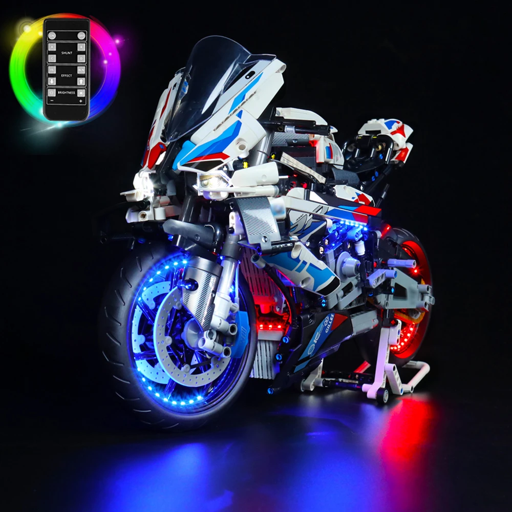 

Vonado LED Lighting Set for 42130 Motorcycle Racing Car M 1000 RR Collectible Bricks Light Kit, Not Included the Building Model