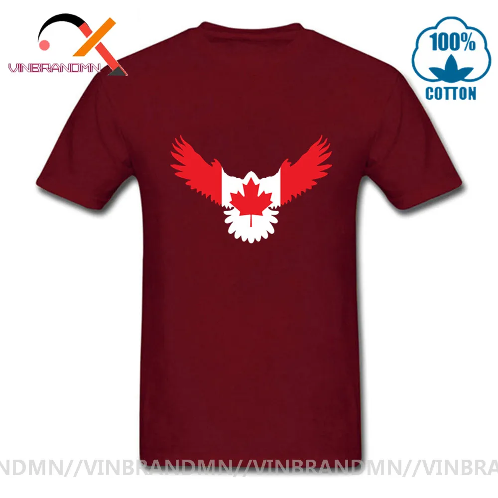 Орел флаг Канады молодой человек футболка 2020 высокое качество модные