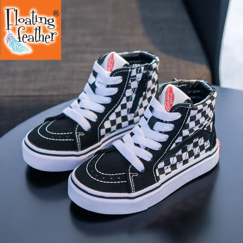 

Canvas Children Shoes Kids Boy Sneakers Classical Lattice Board Shoes Big Kid Girls Embroidered Brand Kids Shoes tenis infantil
