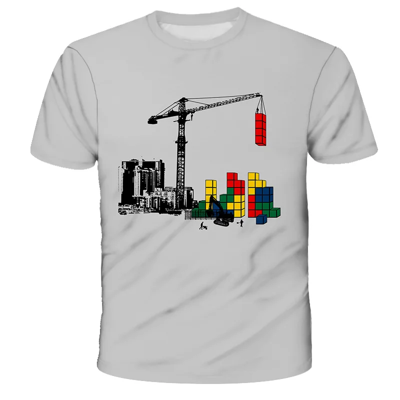 

Tetris T-shirt game T-shirt Boys T-shirt Kids Popular games Clothing Children Clothing summer Boys fashion T-shirt Top