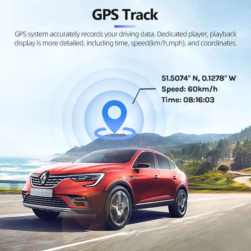 Зеркало-видеорегистратор PONGKI 4K 2160P 2K 12 дюймов GPS Wi-Fi | Автомобили и мотоциклы