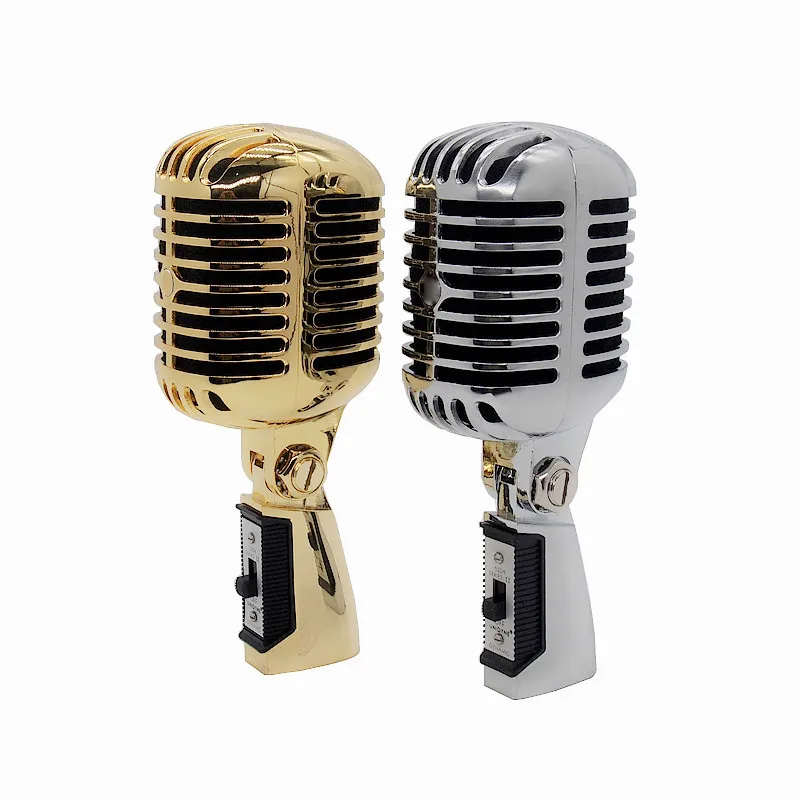 

2022.Professional Microphone 55SH Dynamic Karaoke Recording Studio Wired Retro Capsule Mic Vocal Singing For Vintage Home KTV