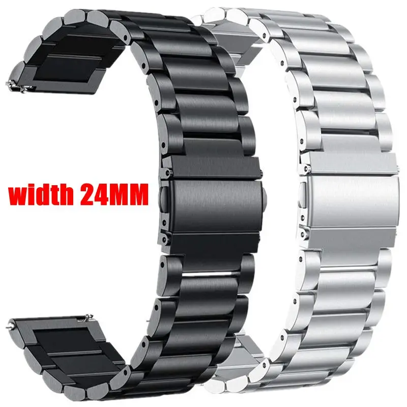 

24MM Straps For Suunto 9 7 Baro/Suunto D5 Spartan Sport Wrist HR/Baro Smart Watch Band Stainless Steel Bracelets Metal Correa