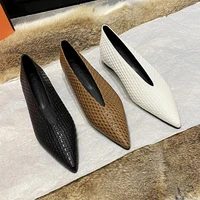 womens flat shoes autumn 2021 pointed toe flat shoes loafers ballerine femme tenis feminino casual black lady zapatos de mujer
