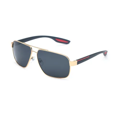 

2021 new polarized sunglasses men's soft legs retro box sunglasses men's cycling sunglasses tide