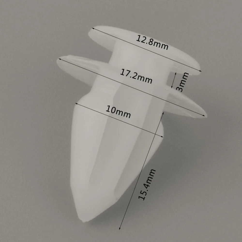 Новинка 50 шт. 610 белый пластик отделка салона автомобиля панель карт