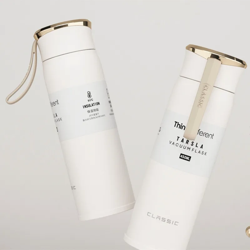 Модная Термокружка с изоляцией термос из нержавеющей стали портативная бутылка