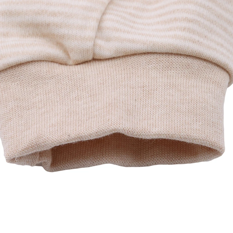 

Good Quality Baby Striped Glove Cartoon Pattern Anti-Grasping Gloves Newborn Protection Face 100% Cotton Anti Scratching Gloves