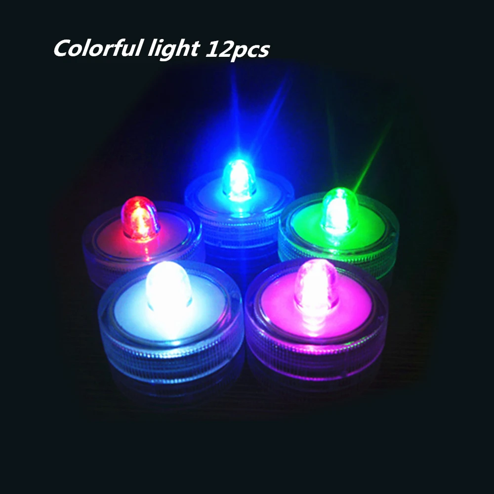 

New LED waterproof candle light fish tank light coffee cafe bar candle party wedding banquet waterproof electronic candle