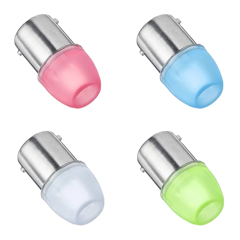 10pcs 1156 60LM 1W Car Brake 12V Turn Signal Lamp Bulb 3LED 5630SMD 4Colors Strobe/Constantly bright Light Mode | Автомобили и