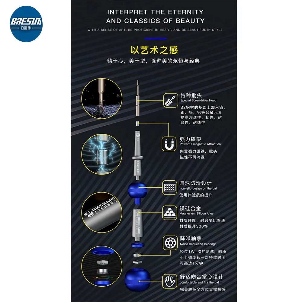 Механическая отвертка для Huawei Android Apple инструмент разборки и ремонта телефонов
