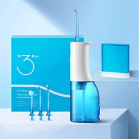 soocas w3 pro water flosser teeth 4 type nozzle cleaner oral irrigator type c rechargeable cleaner 7 modes water tank removeable