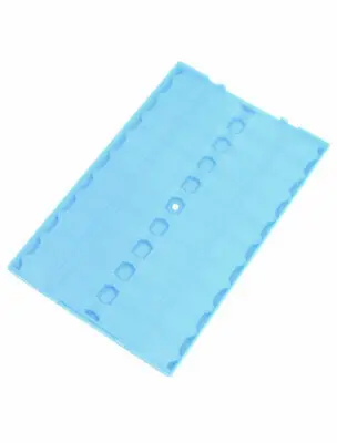 Голубой пластиковый органайзер для хранения микроскопа 20 шт. | Канцтовары офиса и