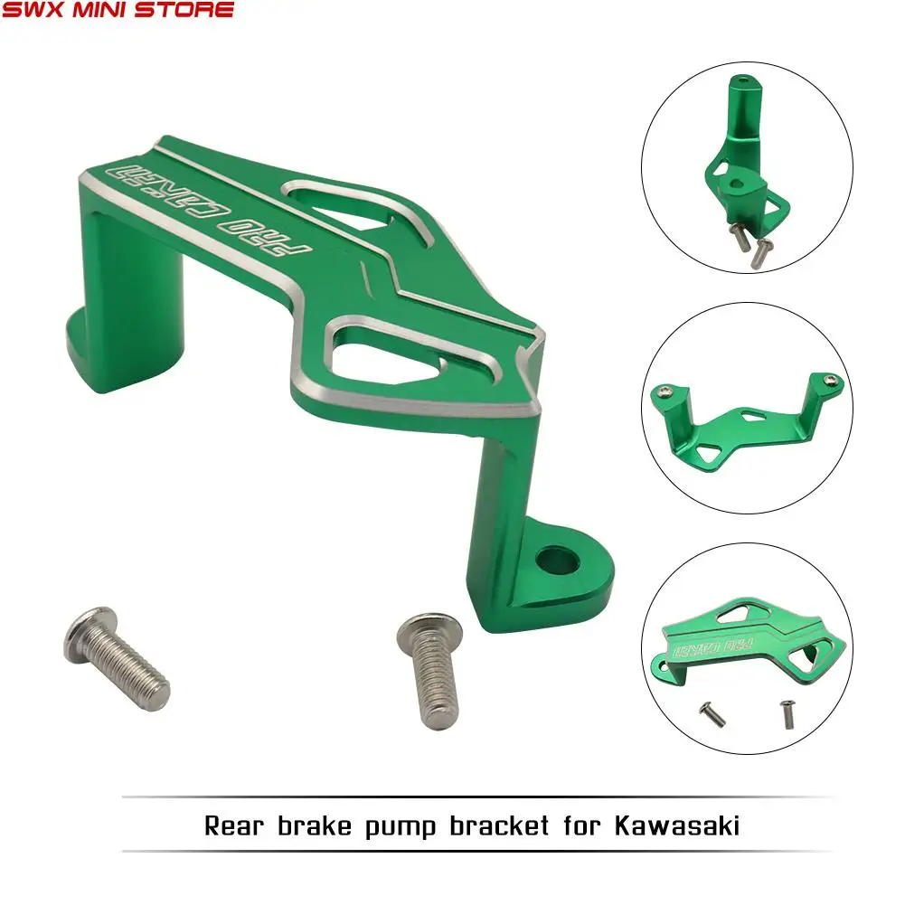 

Motorcycle CNC Rear Brake Caliper Brake Disc Guard Protect For KAWASAKI KX250F 2004-2008 KX450F 2006-2018 KLX450R 2008 -2012