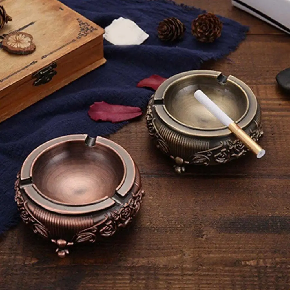 Винтажная мини высококачественная металлическая Пепельница держатель для