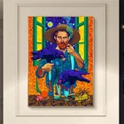Абстрактный Ван Гог держит птица масла Картины на холсте художественные плакаты и принты известных декоративные картины для дома комнаты без рамки