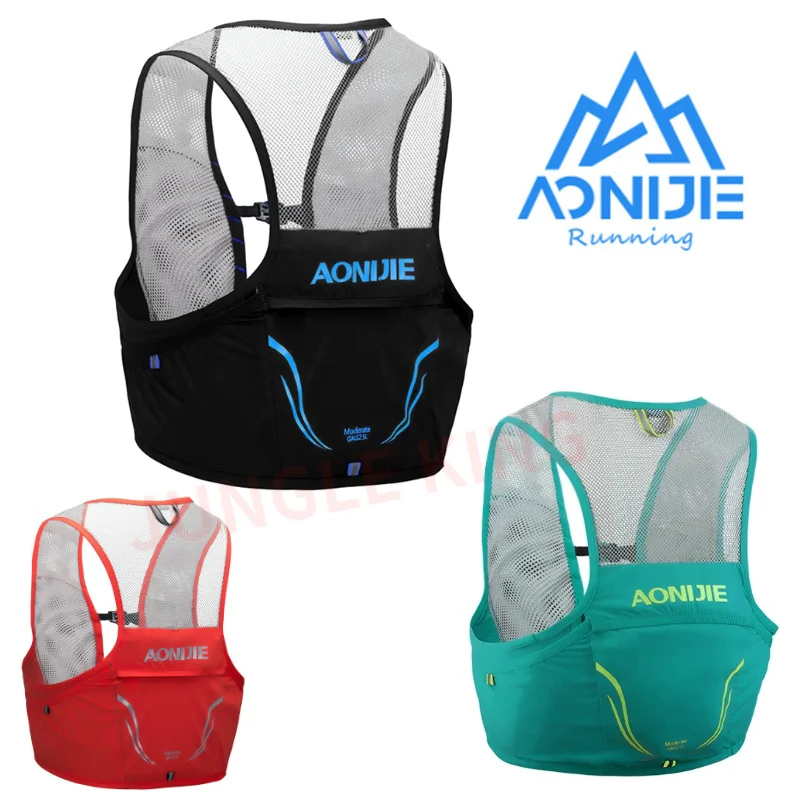 AONIJIE C932 Running Hydration Pack Backpack Rucksack Bag Vest Harness Water Bladder Hiking Camping Marathon Race Climbing 2.5L