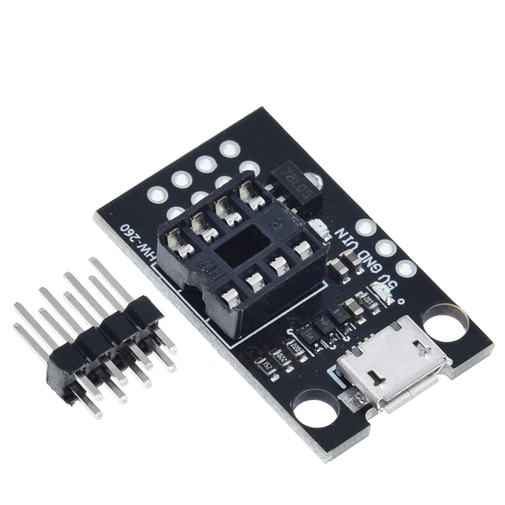 TZT ATtiny13A/ATtiny25/ATtiny45/ATtiny85 подключаемый ATTINY Программирование развития голая плата