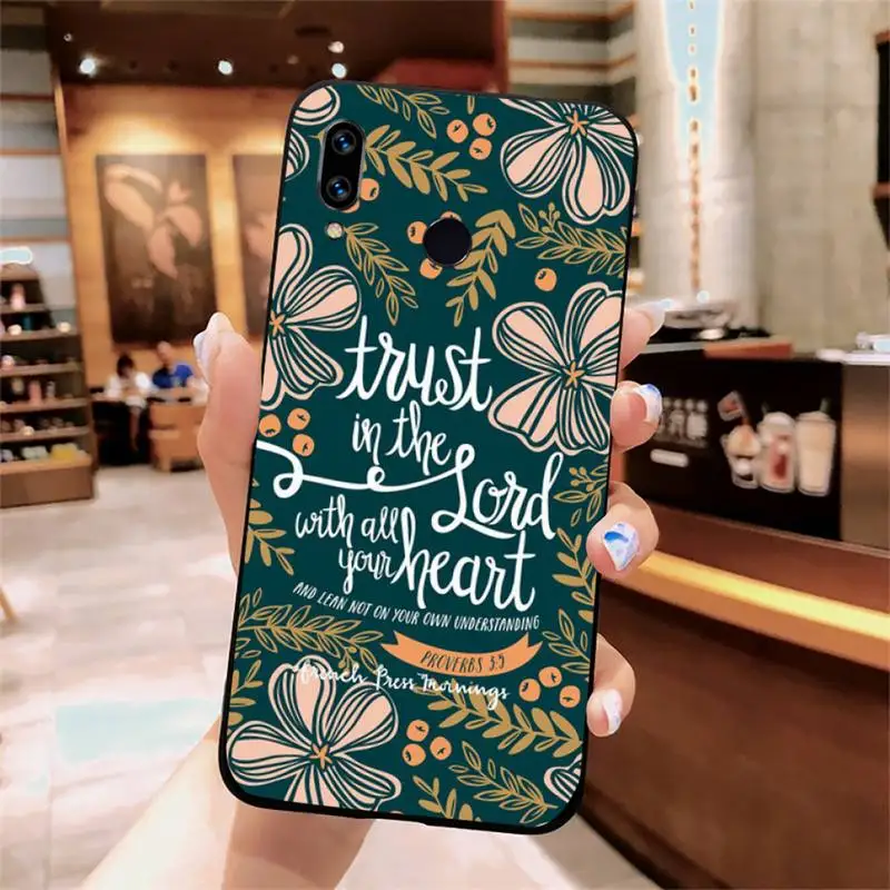 

Bible phrase Artistic aesthetics Phone Case For Xiaomi Redmi note 7 8 9 t k30 max3 9 s 10 pro lite