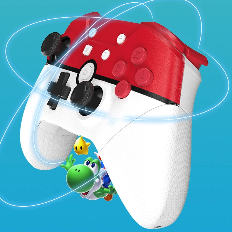 Беспроводной игровой контроллер для Switch NS Pro/Lite 6-осевой гироскоп NFC-датчик Bluetooth