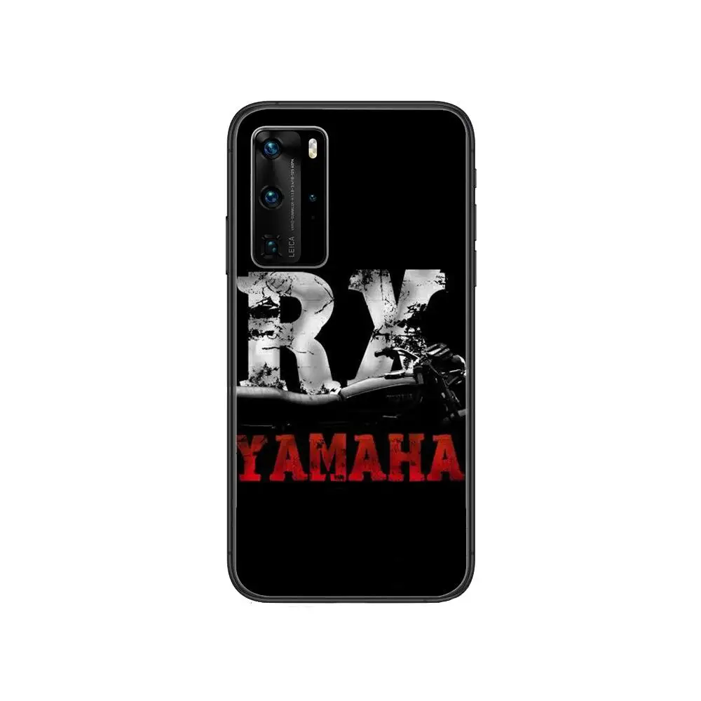 

Luxury motorcycle Y-Yamaha Clear Phone Case For Huawei Honor 20 10 9 8A 7 5T X Pro Lite 5G Black Etui Coque Hoesjes Comic Fash