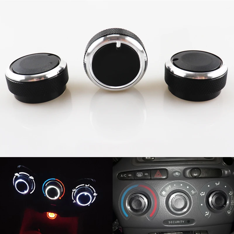 3 шт. ручка кондиционера для Toyota YARIS VIOS VITZ Vela ECHO XP10 SCION XB Celica A C регулятор тепла