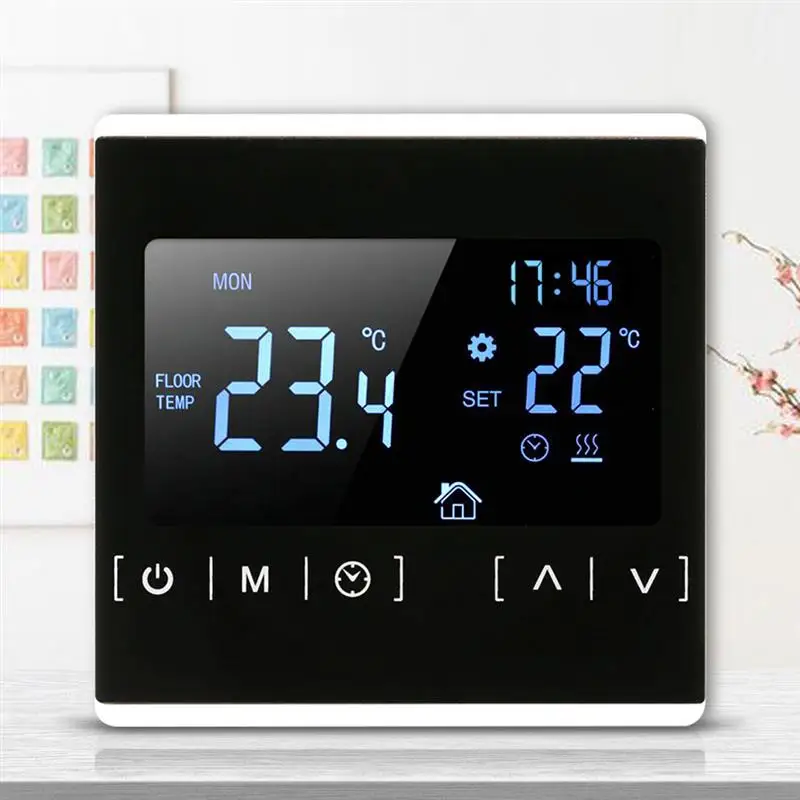 

AC85-240V Smart Thermostat Electric Floor Heating Thermoregulator LCD Touch Screen Smart Temperature Controller for Home Bedroom