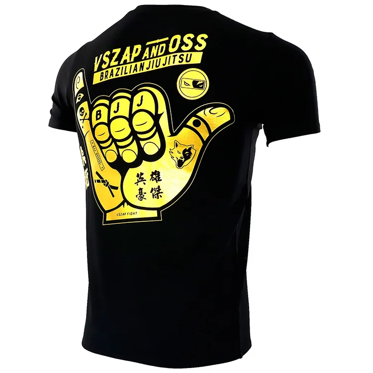 Бразильская футболка для джиу джитсу с коротким рукавом бокса BJJ Спортивная MMA