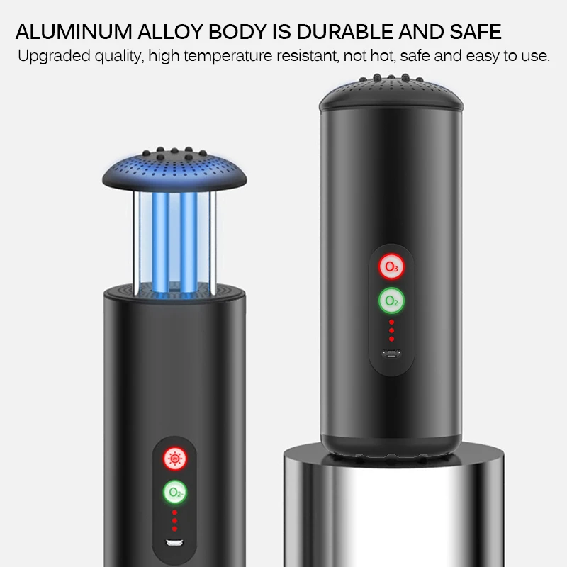 

Car UVC Lamp Mini Disinfection Lamp Negative Ion Ozone Disinfection Lamp Portable UV Germicidal Lamp