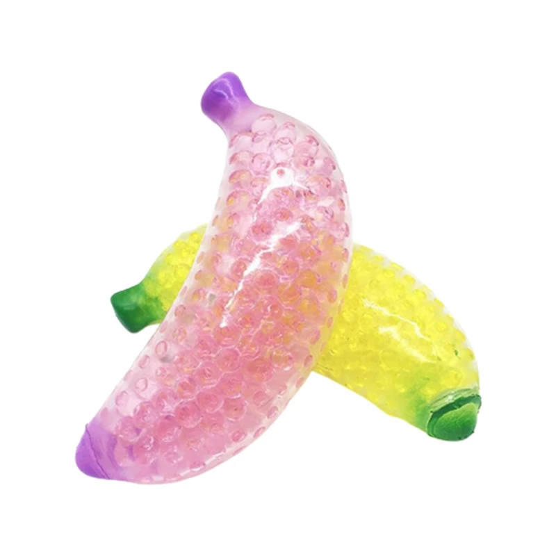 

1Pc Simulation Fruit Banana Sensory Stress Reliever Mini Ball Toy Autism Squeeze Toys Anxiety Fidget Toys for Adult Kids