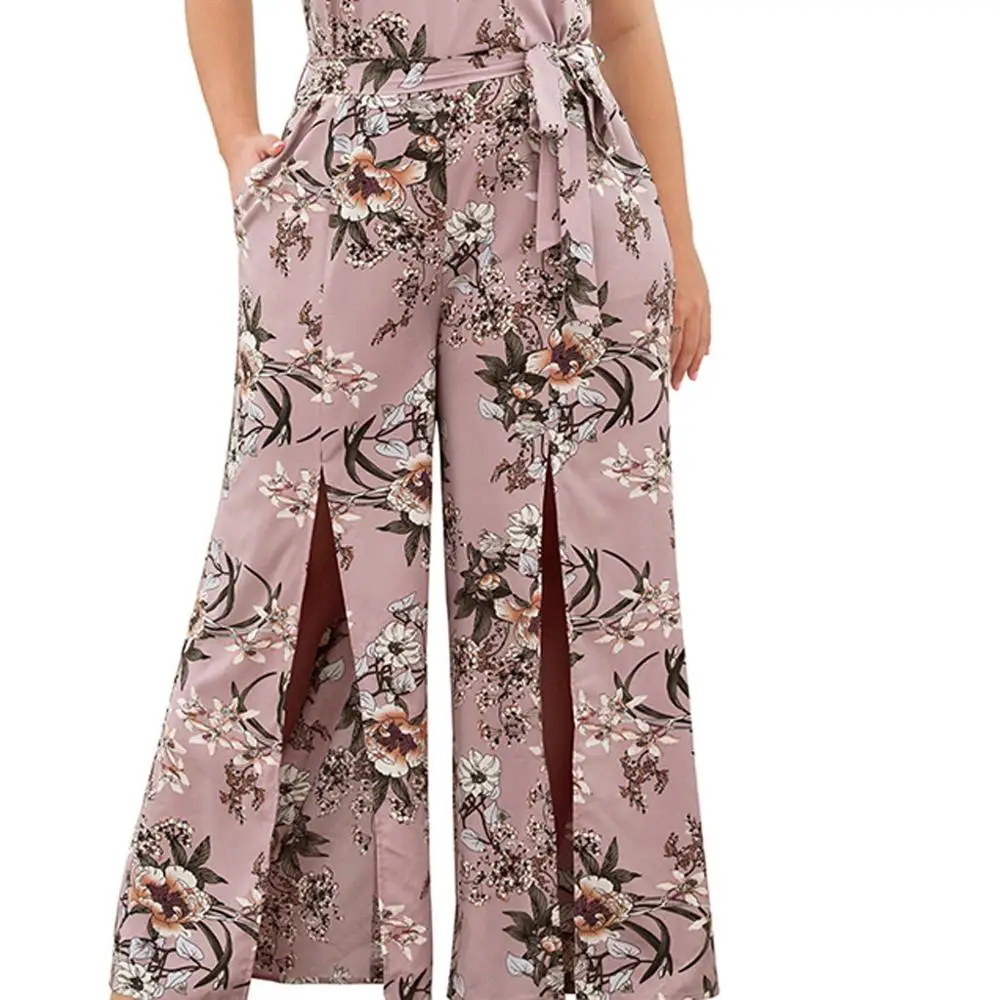 Женские комбинезоны модные сексуальные однотонные без рукавов с карманами и