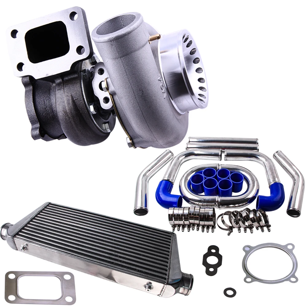 

GT3582 Turbocompressor For Ford Falcon BA BF XR6 FPV F6 + 64mm Pipe Kits + Intercooler 600x300x76 Universal Turbine Turbocharger