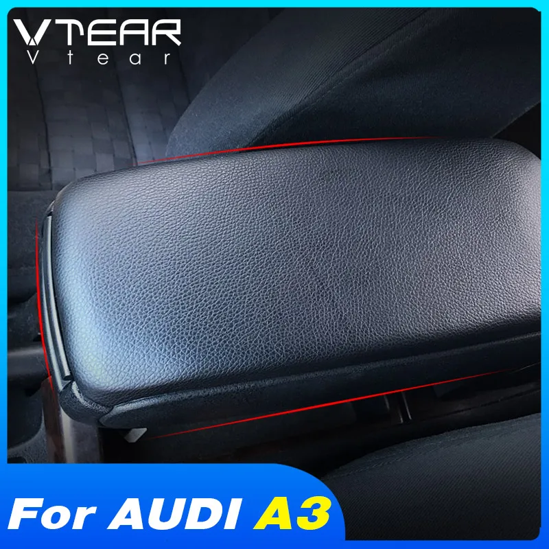 Крышка подлокотника Vtear для Audi A3 внутренняя подставка рук центральная консоль