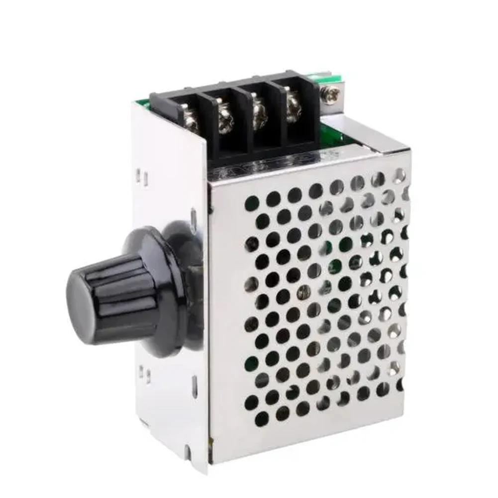 AC 220V 4000W Тиристорный регулятор напряжения скорости температуры света вольт диммер регулятор контроллер Простой и безопасный в использовании высокая мощность.