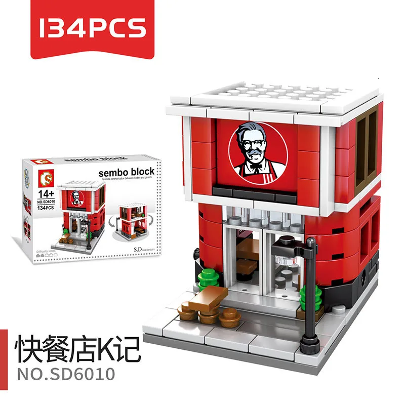 2019 конструктор сделай сам мини архитектурные блоки городская серия строительная