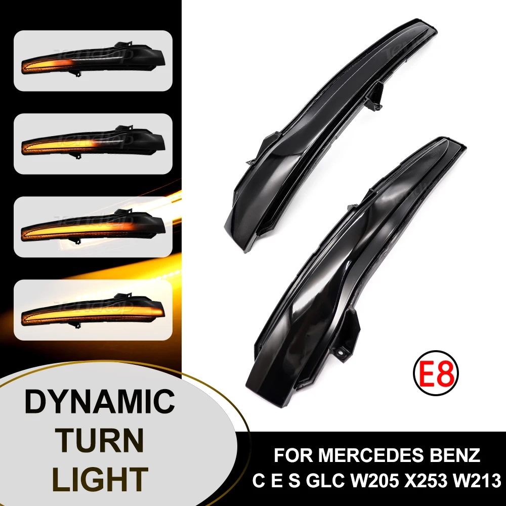 

Dynamic Turn Signal Blinker Sequential Light Flashing Side Mirror Indicator Lamp For Mercedes Benz C Class W205 E W213 S W222