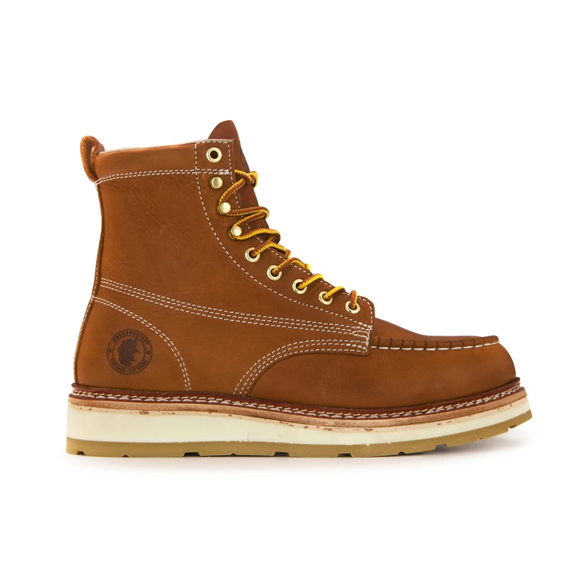 

ROCKROOSTER AP611 Top Quality Genuine Leather Men Shoes Goodyear Ankle Boot Riding Boots Men Cow Leather Outdoor Working Boots